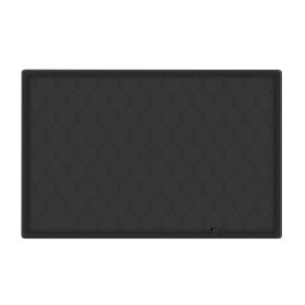 Silicone Under Sink Mat for Cabinet 34x22" Sink Cabinet Protector Mat Kitchen Bathroom Cabinet Liner with Drain Hole Hold Up to 3 Callons Liquid