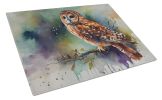 NEW Tawny Owl Glass Cutting Board Decorative Tempered Glass Kitchen Cutting and Serving Board Large Size Chopping Board