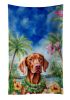 Vizsla Luau Kitchen Towel Dish Cloths Guest Hand Towel Decorative Bathroom Towel for Face,Tea, Dishcloth, Kitchen and Bath