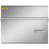 VEVOR Range Backsplash with Shelf 36 x 29.5 Inch Range Hood Wall Shield, Stainless Steel Backsplash Silver Splash Plate for Range Hood Stainless Backs