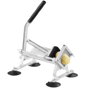 VEVOR Commercial Vegetable Slicer, 1/4 inch Fruit Slicer, Stainless Steel and Aluminum Alloy Vegetable Cutter Slicer Machine, Manual Slicer with Non-s