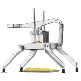 VEVOR Commercial Vegetable Slicer, 1/4 and 1/2 inch Tomato Slicer, Stainless Steel and Aluminum Alloy Vegetable Cutter Slicer, Manual Tomato Slicer wi