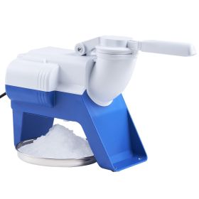 VEVOR Ice Crushers Machine, 176lbs Per Hour Electric Snow Cone Maker with 2 Blades, Shaved Ice Machine with Cover and Bowl, 220W Ice Shaver Machine fo