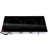 VEVOR Built in Electric Stove Top, 20 x 11.6 inch 2 Burners, 240V Glass Radiant Cooktop with Sensor Touch Control, Timer & Child Lock Included, 9 Powe