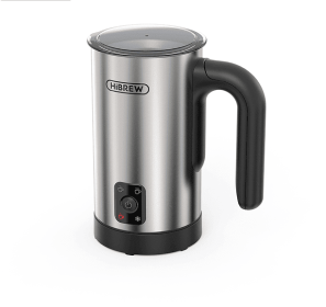 500WAutomatic milk heater cold / hot milk foam foam 300ml LED Touch cappuccino protein powder mixer cold foam 360°, rotating base can adjust the tempe