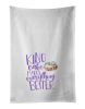 NEW King Cake Makes Mardi Gras Kitchen Towel Set of 2 White Dish Towels Decorative Bathroom Hand towel for Hand, Face, Hair, Yoga, Tea, Dishcloth, 19