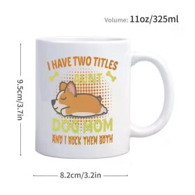 "With Jesus In The Heart She Is Unstoppable" Funny Ceramic Coffee Mug - 11oz Milk Cup With Jesus And Coffee Theme,