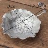 Tin Lotus Tea Strainer Handmade Tea Infuser Chinese Style Tea Strainer Tea Filter Kung Fu Tea Accessory,Silver