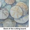 NEW Sand Dollars Glass Cutting Board Decorative Tempered Glass Kitchen Cutting and Serving Board Large Size Chopping Board