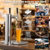VEVOR Kegerator Tower Kit, Dual Taps Beer Conversion Kit