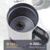 500WAutomatic milk heater cold / hot milk foam foam 300ml LED Touch cappuccino protein powder mixer cold foam 360°, rotating base can adjust the tempe