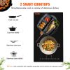 VEVOR Electric Cooktop, 2 Burners, 12'' Induction Stove Top, Built-in Magnetic Cooktop 3000W, 9 Heating Level Multifunctional Burner, LED Touch Screen