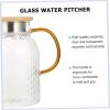 Carafe Lids Included Cold Kettle Large Capacity Water Pitcher Non-slip Juice Jug for Kitchen