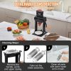 VEVOR Commercial Meat Tenderizer, Heavy Duty Stainless Steel Meat Tenderizer Machine, Quick and Easy Manual Operation Kitchen Tool, 5.8" Feed Port for