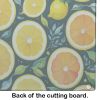 NEW Colorful Lemons Glass Cutting Board Decorative Tempered Glass Kitchen Cutting and Serving Board Large Size Chopping Board