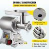 VEVOR Commercial Meat Grinder,550LB/h 1100W Electric Meat Grinder, 220 RPM Heavy Duty Stainless Steel Industrial Meat Mincer w/2 Blades, Grinding Plat