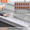 VEVOR Drop in Ice Chest, 36"L x 18"W x 14"H Stainless Steel Ice Cooler, Commercial Ice Bin with Sliding Cover, 40.9 qt Outdoor Kitchen Ice Bar, Drain-