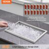 VEVOR Drop in Ice Chest, 20"L x 14"W x 12"H Stainless Steel Ice Cooler, Commercial Ice Bin with Cover, 40 qt Outdoor Kitchen Ice Bar, Drain-pipe and D