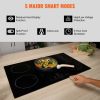 VEVOR Electric Cooktop, 5 Burners, 30'' Induction Stove Top, Built-in Magnetic Cooktop 9200W, 9 Heating Level Multifunctional Burner, LED Touch Screen