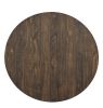 Rustic Industrial Style 5pc Counter Height Set Round Table and 4 Stools Gray Metal Finish Furniture