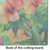NEW Hawaii Hawaiian Hibiscus in Watercolor Glass Cutting Board Decorative Tempered Glass Kitchen Cutting and Serving Board Large Size Chopping Board
