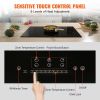 VEVOR Electric Cooktop, 5 Burners, 30'' Induction Stove Top, Built-in Magnetic Cooktop 9200W, 9 Heating Level Multifunctional Burner, LED Touch Screen