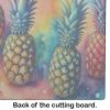 NEW Colorful Pineapples Glass Cutting Board Decorative Tempered Glass Kitchen Cutting and Serving Board Large Size Chopping Board