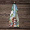 Welsh Springer Spaniel Luau Kitchen Towel Dish Cloths Guest Hand Towel Decorative Bathroom Towel for Face,Tea, Dishcloth, Kitchen and Bath