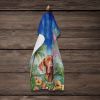Vizsla Luau Kitchen Towel Dish Cloths Guest Hand Towel Decorative Bathroom Towel for Face,Tea, Dishcloth, Kitchen and Bath