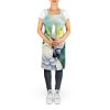 Sulphurcrested Cockatoo Apron Cooking Kitchen Server Baking Crafts Gardening for Adult Women Men, Unisex, Large, Multicolor