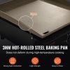 VEVOR Commercial Griddle, 16.9" Heavy Duty Manual Flat Top Griddle, Countertop Gas Grill with Non-Stick Cooking Plate, Steel LPG Gas Griddle, 1-Burner