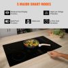 VEVOR Electric Cooktop, 5 Burners, 36'' Induction Stove Top, Built-in Magnetic Cooktop 9200W, 9 Heating Level Multifunctional Burner, LED Touch Screen