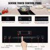 VEVOR Built in Electric Stove Top, 20 x 11.6 inch 2 Burners, 240V Glass Radiant Cooktop with Sensor Touch Control, Timer & Child Lock Included, 9 Powe