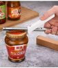 Jar Lid Opener Gripper Adjustable Can Bottle Opener Stainless Steel Opener Mason Bottle Opener Practical Home Kitchen Restaurant Manual Tool Gadget Ea