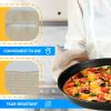 Terry Cloth Pot Holders for Kitchen 9 x 12 Inch. Pack of 12 Natural Color Hot Pads for Kitchen. Washable Pot Holder with Hand Hole. Thick Cotton 460 F