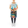 Loggerhead Sea Turtle Apron Cooking Kitchen Server Baking Crafts Gardening for Adult Women Men, Unisex, Large, Multicolor