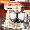 Stand Mixer Accessories 4-piece Set, Stainless Steel Whisk, Dough Hook, 5-Quart Whisk And Stainless Steel Mixing Bowl, Replaceable Food Mixer Accessor