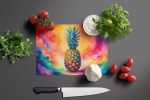 NEW Colorful Pineapple Glass Cutting Board Decorative Tempered Glass Kitchen Cutting and Serving Board Large Size Chopping Board
