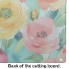NEW Ranunculus in Watercolor Glass Cutting Board Decorative Tempered Glass Kitchen Cutting and Serving Board Large Size Chopping Board