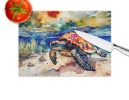 NEW Loggerhead Sea Turtle Glass Cutting Board Decorative Tempered Glass Kitchen Cutting and Serving Board Large Size Chopping Board