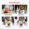 VEVOR Stainless Steel Stockpot, 42 Quart Large Cooking Pots, Cookware Sauce Pot with Strainer, Lid, and Handle, Heavy Duty Commercial Grade Stock Pot,