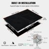 VEVOR Built in Electric Stove Top, 30.3 x 20.5 inch 4 Burners, 240V Glass Radiant Cooktop with Sensor Touch Control, Timer & Child Lock Included, 9 Po