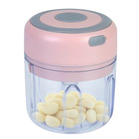 Mini Electric Garlic Chopper 8.45OZ Cordless Garlic Mincer Food Chopper Rechargeable Food Blender Chili Nut Onion Pepper Meat Ginger Baby Food (Option: ElectricChopper(Green))
