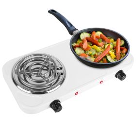 1000W Electric Single Burner Portable Coil Heating Hot Plate Stove Countertop RV Hotplate with Non Slip Rubber Feet 5 Temperature Adjustments (Option: Stove(1Burner)