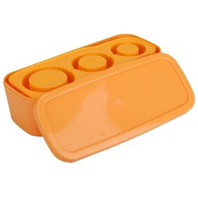Ice Cube Tray Fit For 20OZ/30OZ/40OZ Stanley Cup Easy Release Silicone Hallow Cylinder Tumbler Ice Cube Mold With Lid And Bin for Iced Juice Whiskey C (Option: IceCubeTray(Coffee))