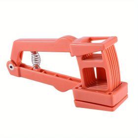 1pc, Easy-to-Use Garlic Cutter and Press - Perfect for Slicing and Squeezing Garlic and Ginger - Kitchen Supplies for Vegetable Chopping and Preparati (Color: Orange)