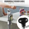 VEVOR Manual Can Opener, Commercial Table Opener for Large Cans, Heavy Duty Can Opener with Base, Adjustable Height Industrial Jar Opener For Cans Up